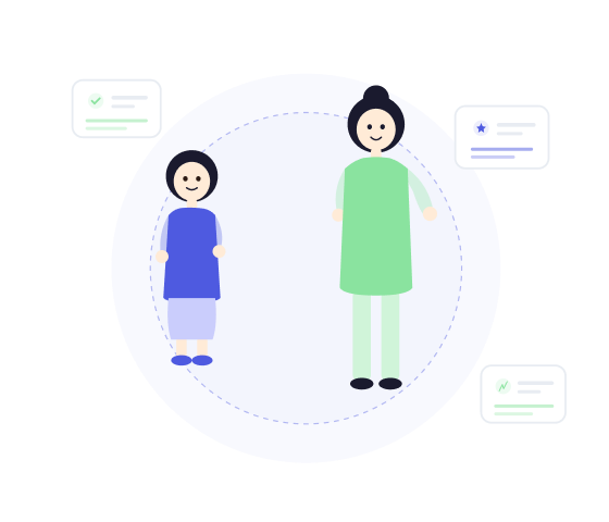 Women leadership illustration